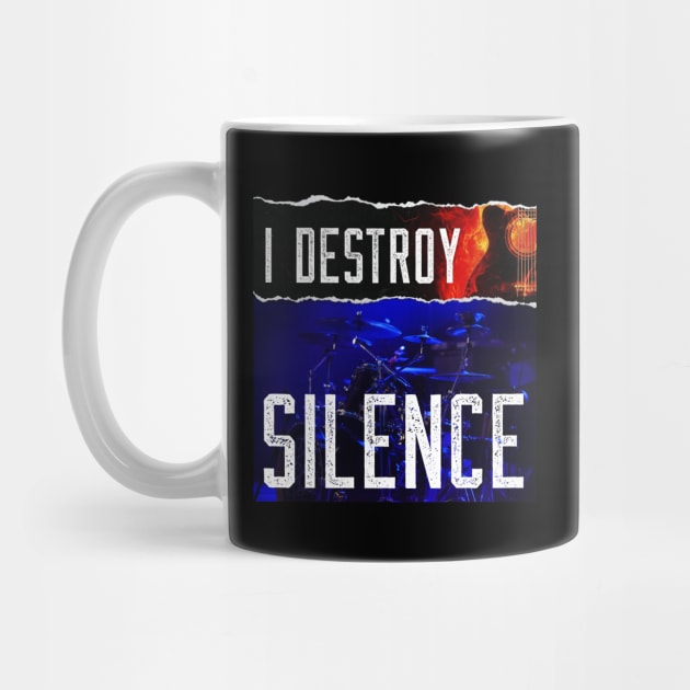 I Destroy Silence by Shawnsonart